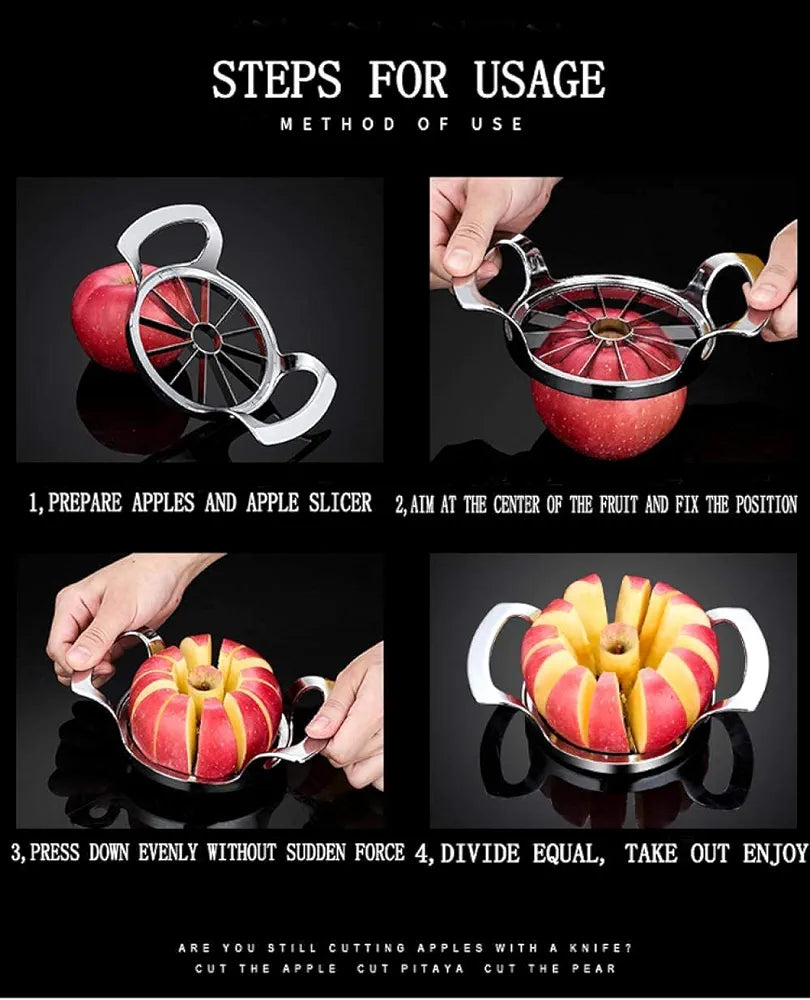Stainless Steel Apple Cutter (Large)