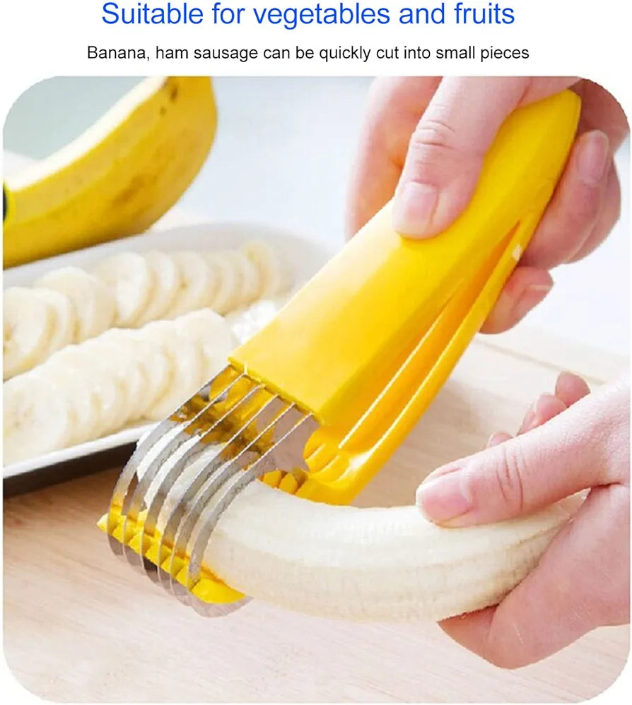 Stainless Steel Slicer Banana Cutter