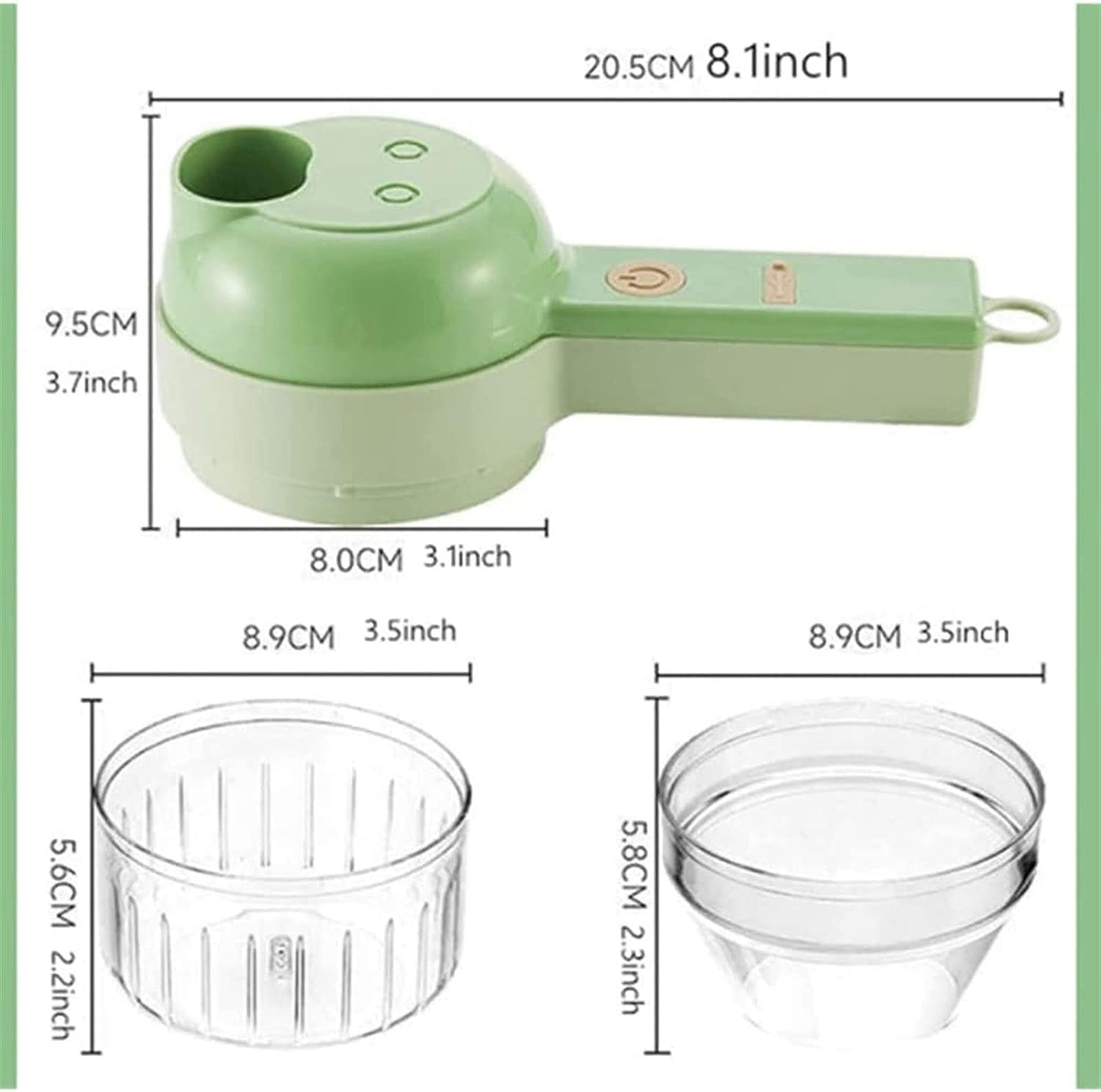 Portable Electric Vegetable Cutter Set