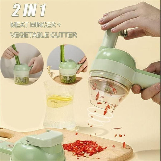 Portable Electric Vegetable Cutter Set
