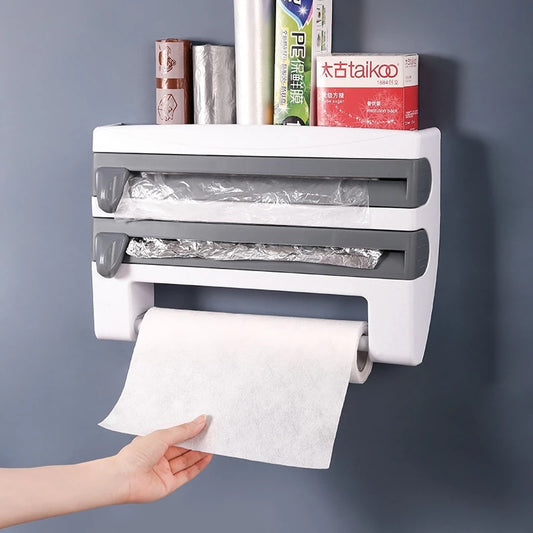 Roll Holder Foil Dispenser Wall Mounted