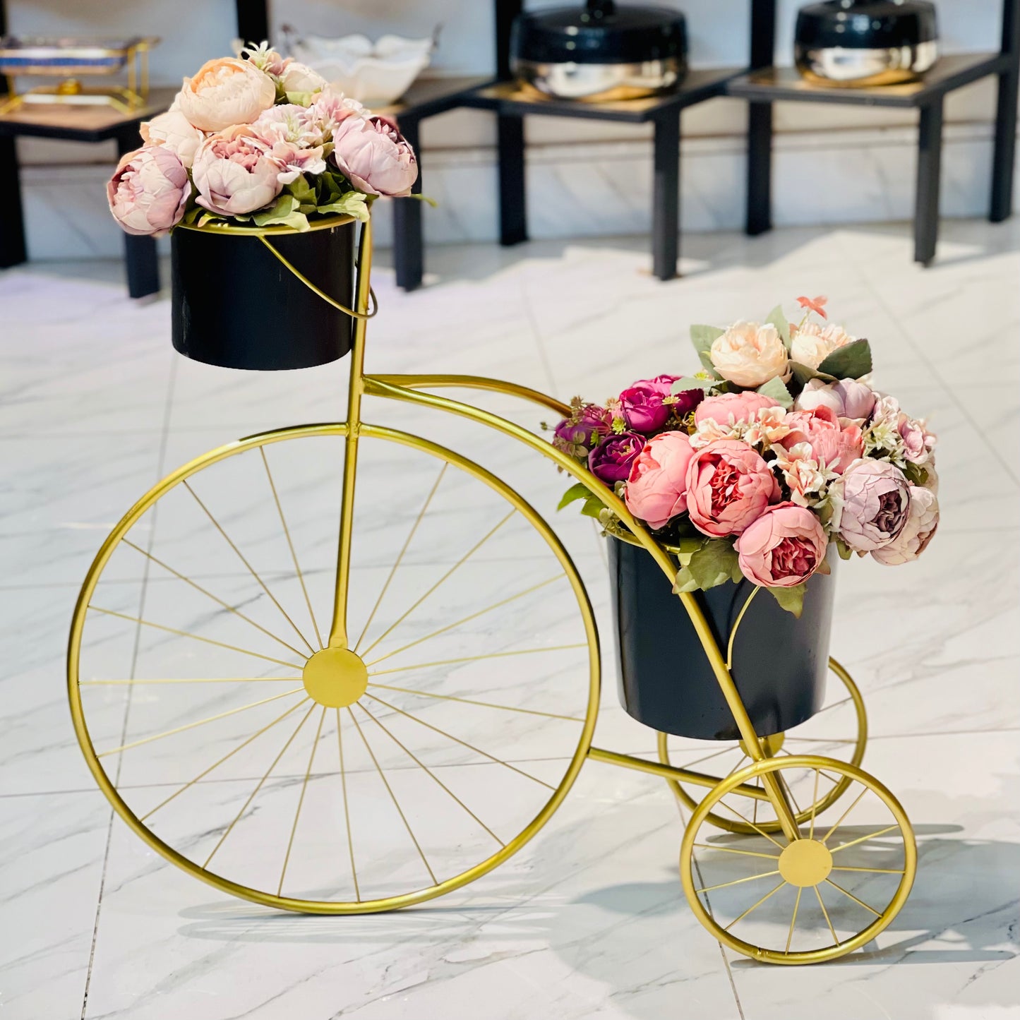 Cycle Planter Flower Holder (without flowers)