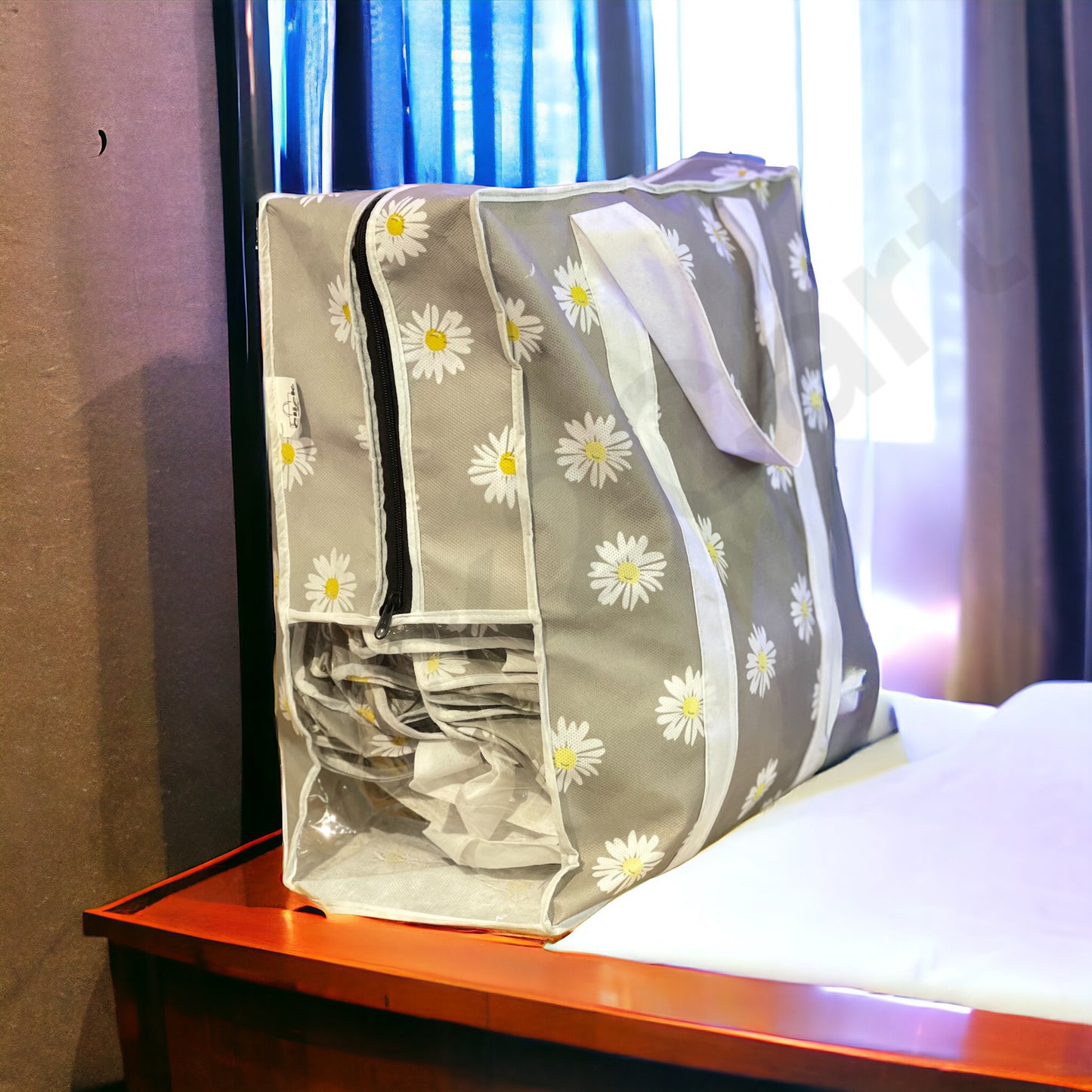 110GSM Cloths Storage Bag Gray (3pcs)