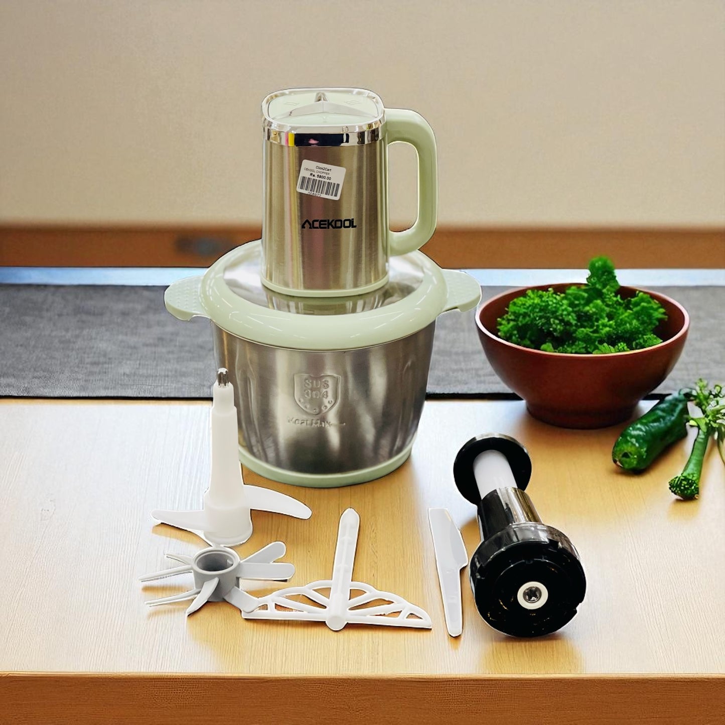 Acekool Meat Chopper 3l (5in1)