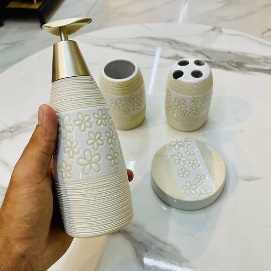 4pcs Ceramic Bath Set