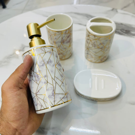 4pcs Ceramic Bath Set