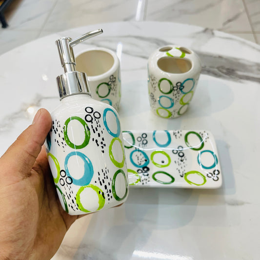 4pcs Ceramic Bath Set