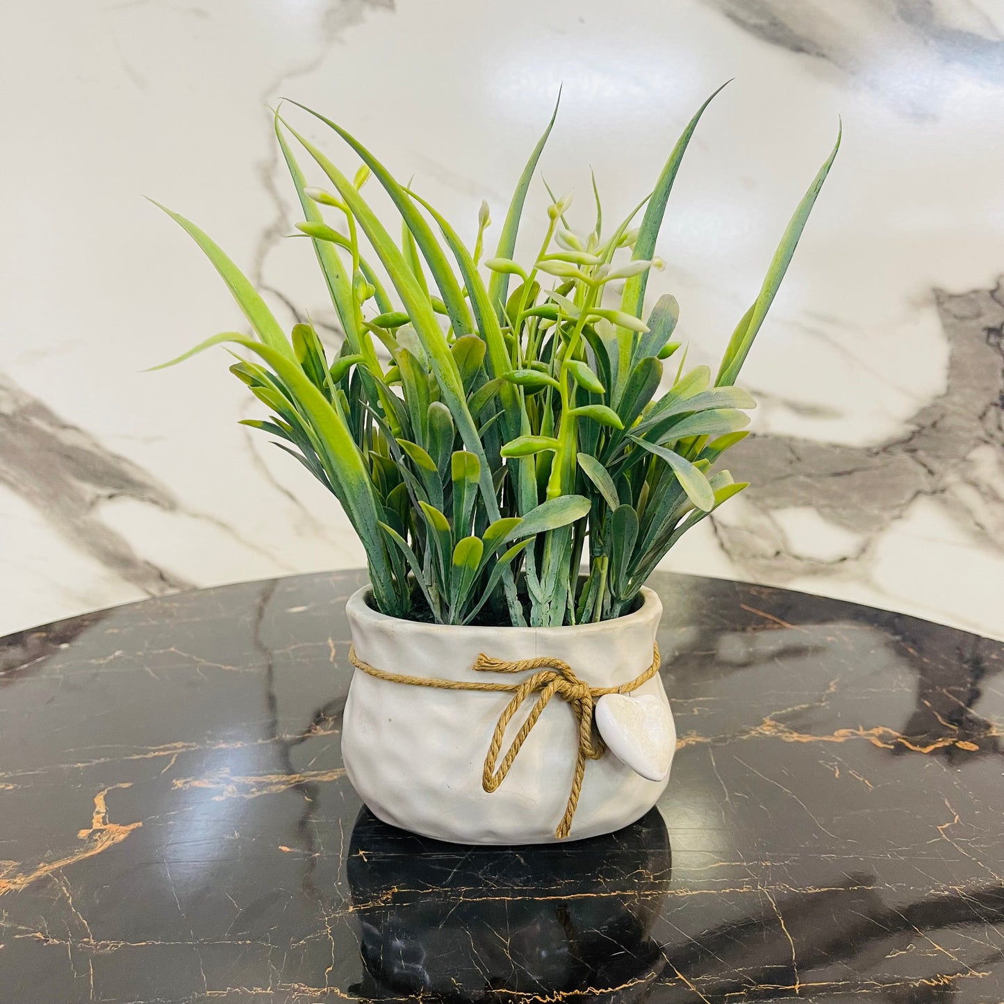 Nordic Grey Cement Flower Plant