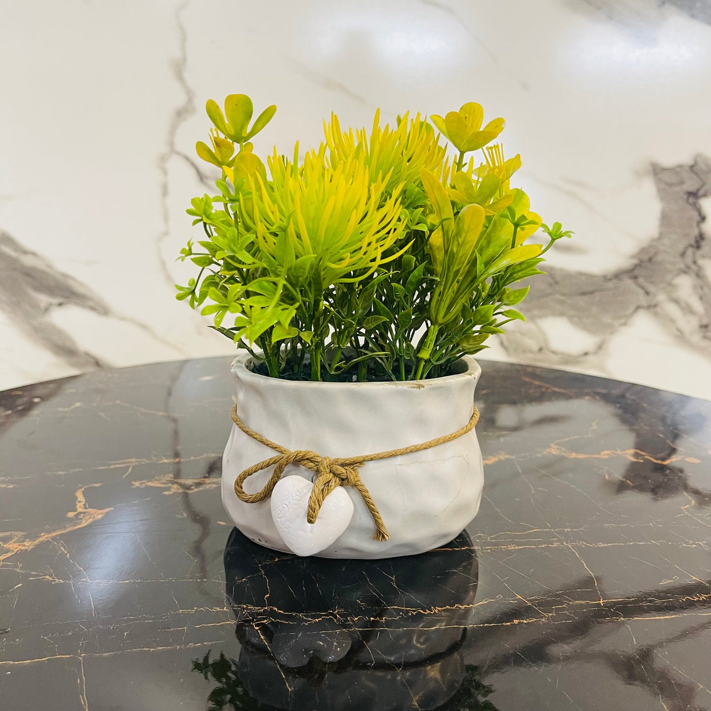 Nordic Grey Cement Flower Plant