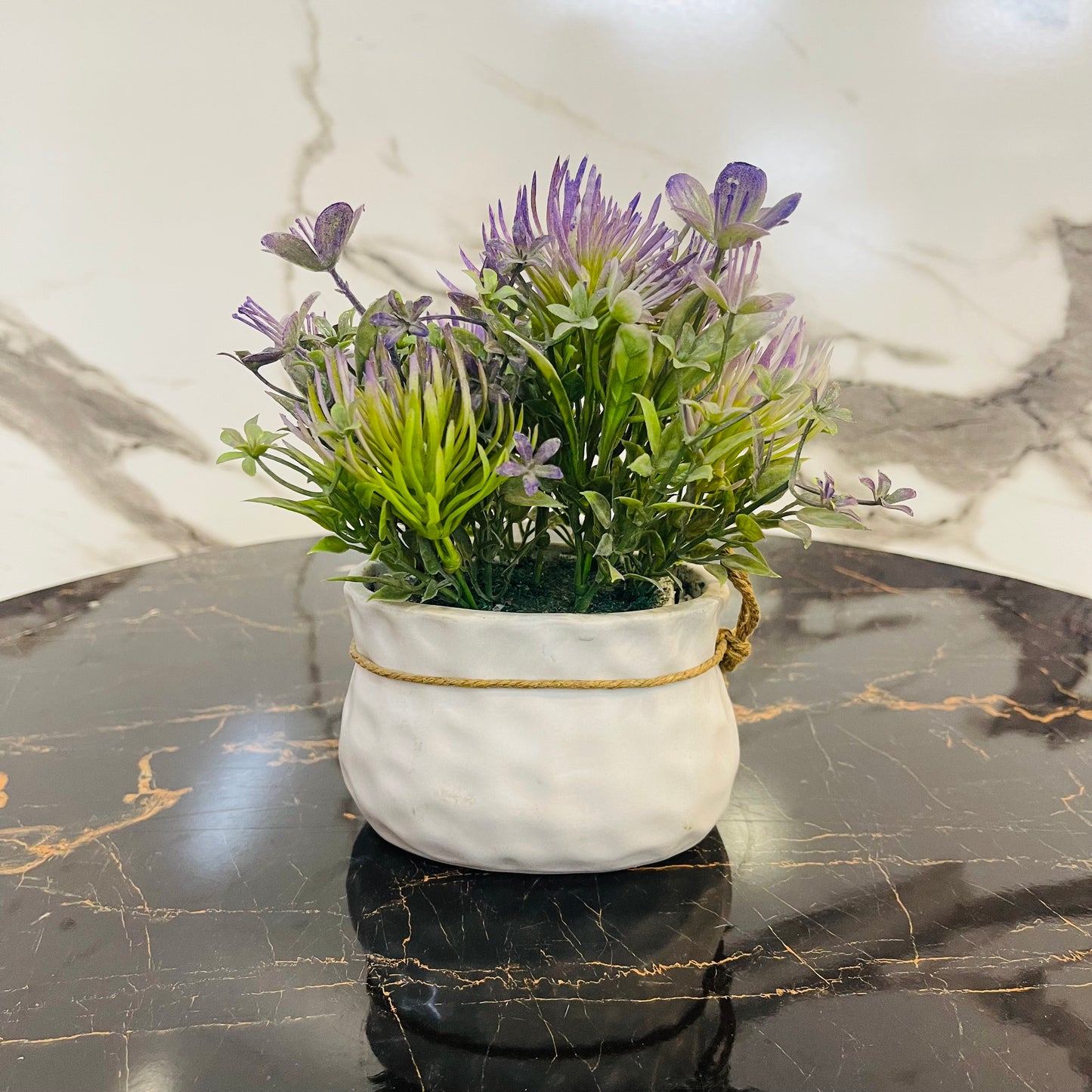 Nordic Grey Cement Flower Plant