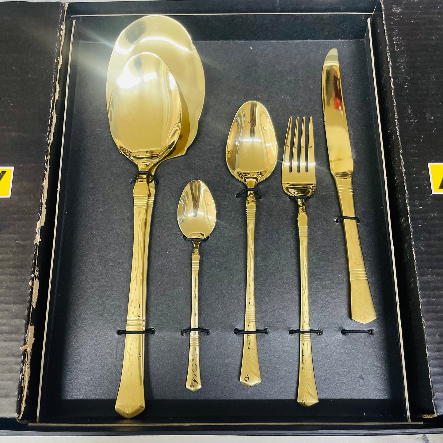 Ayd 36 Pcs Cutlery Set(golden)