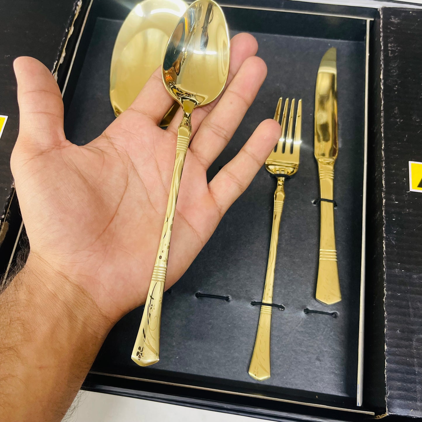 Ayd 36 Pcs Cutlery Set(golden)