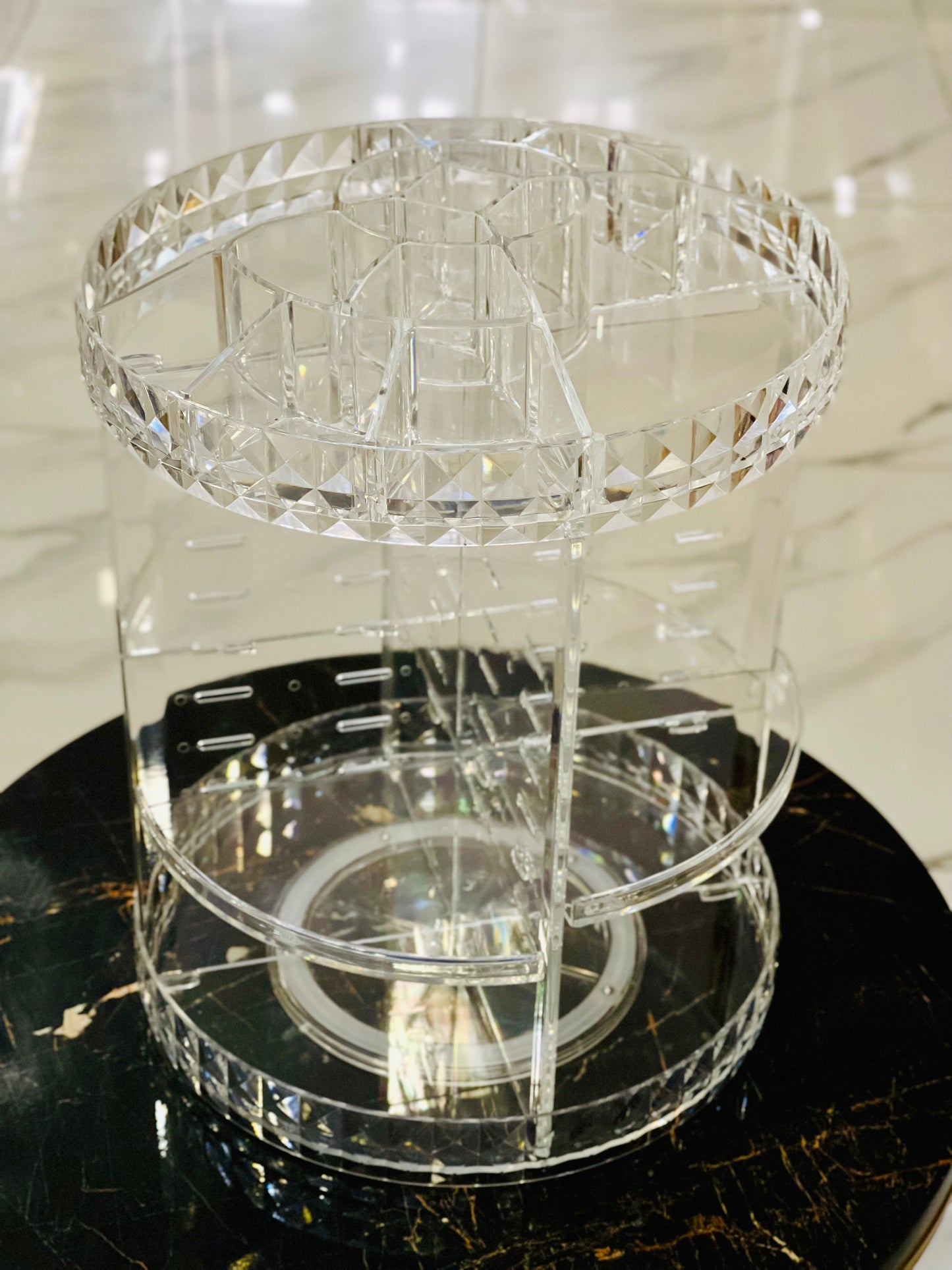 360 Degree Rotating Cosmetics Storage Rack (Large)