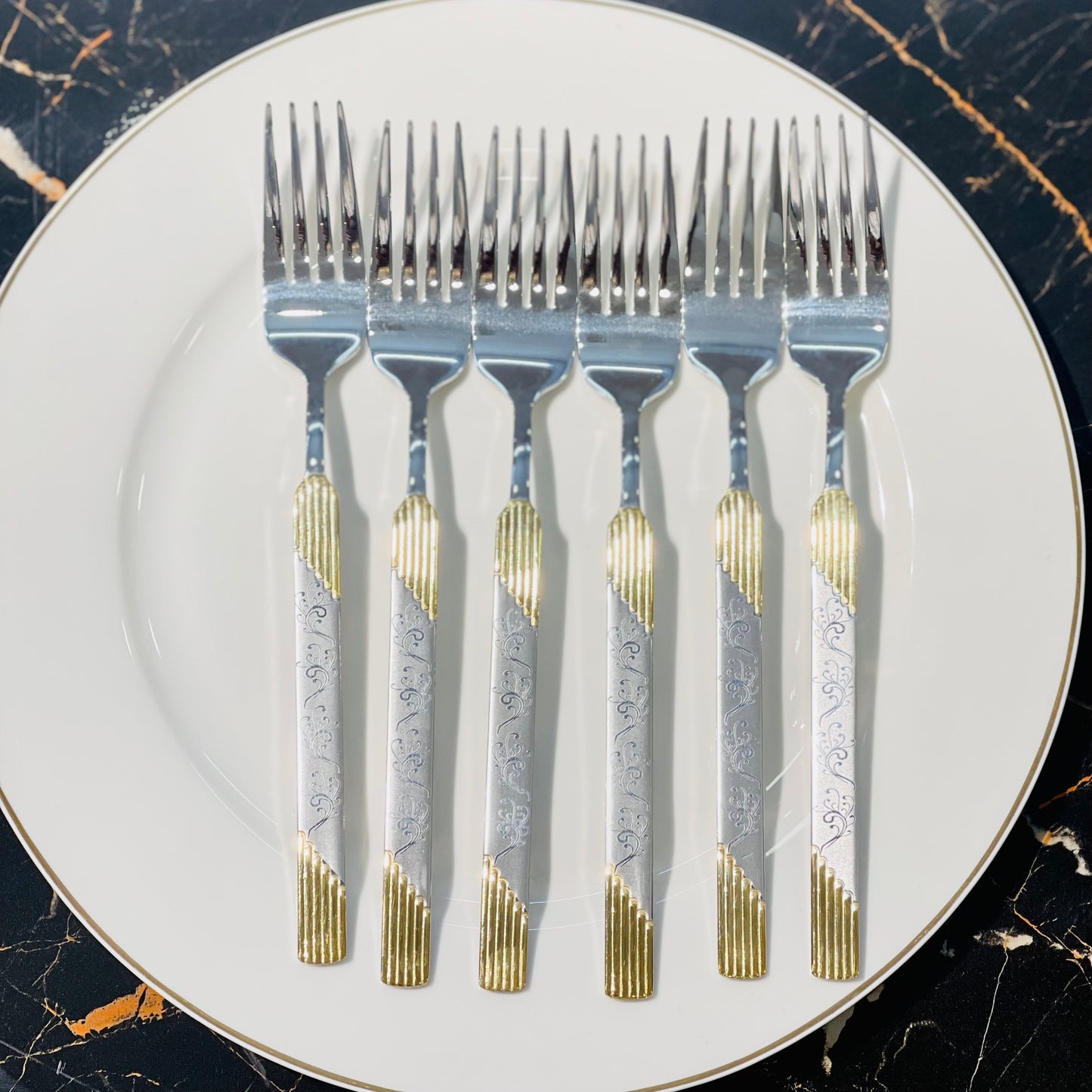 6 Pcs Cutlery Fork Set