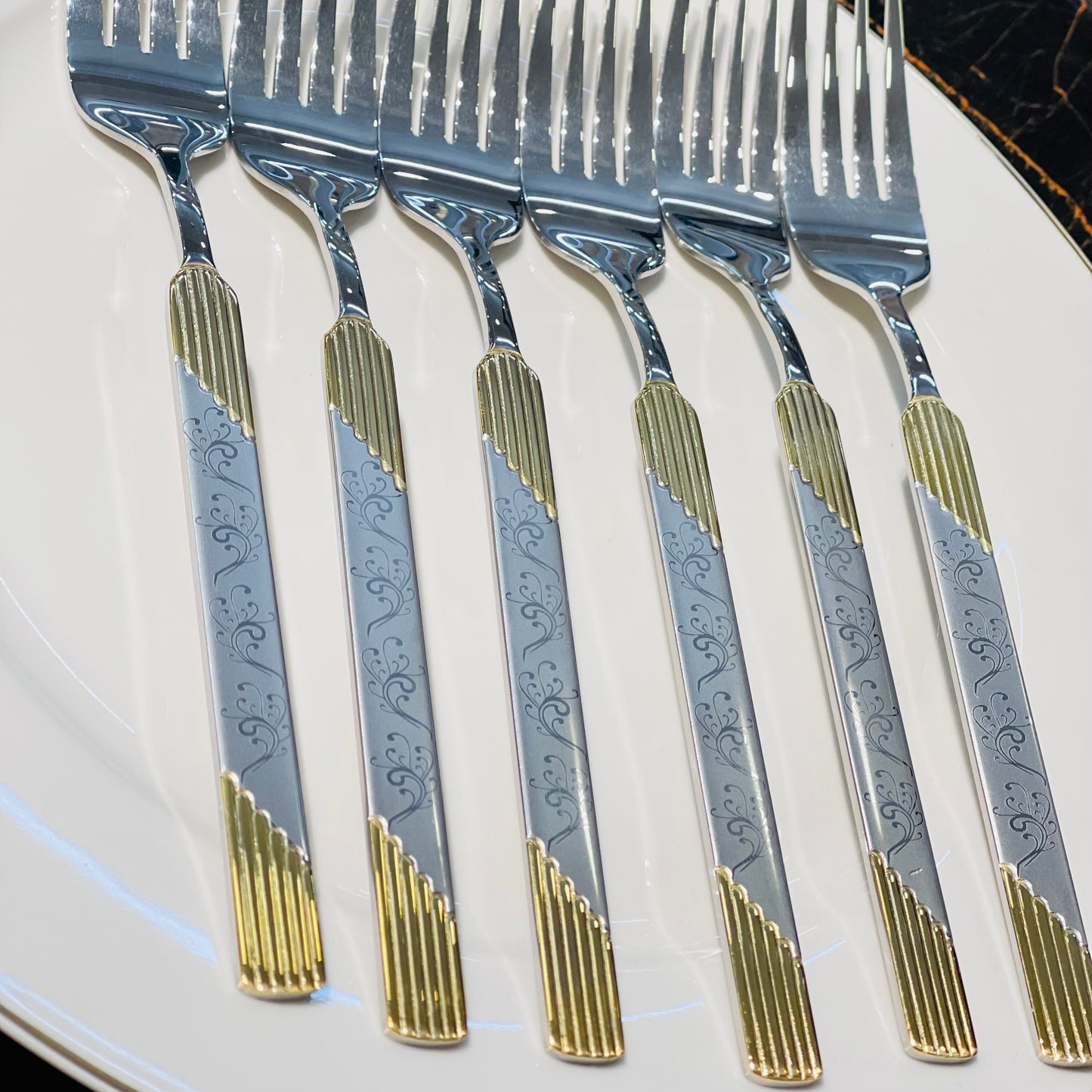 6 Pcs Cutlery Fork Set