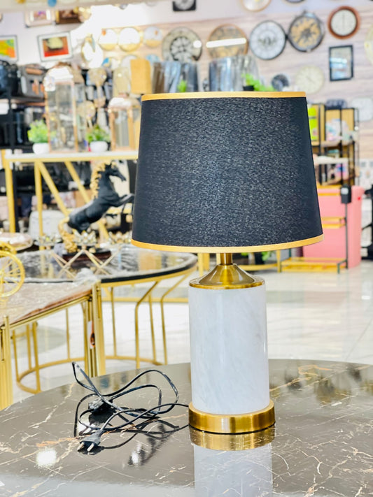 Marble & Golden Metal Table Lamp