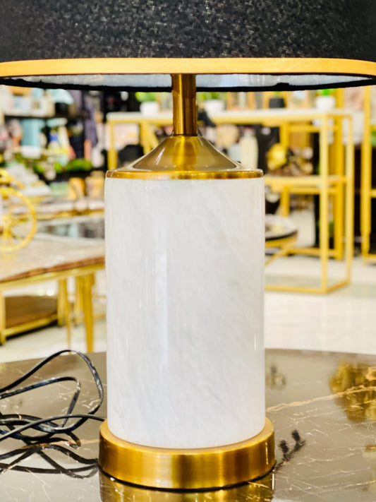 Marble & Golden Metal Table Lamp