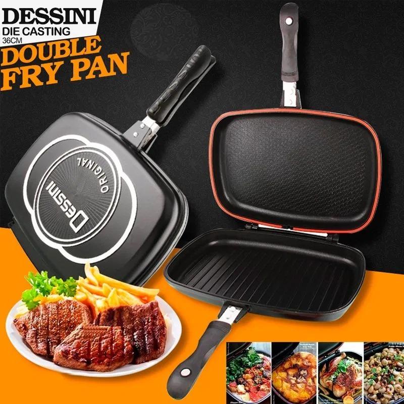 Double Side Grill Pan Dessini 36CM - Click 2Cart
