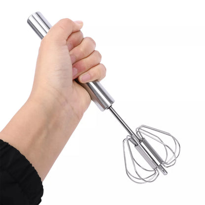 Stainless Steel Handle Egg Beater