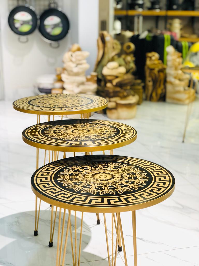 3pcs Coffee Wooden Table set