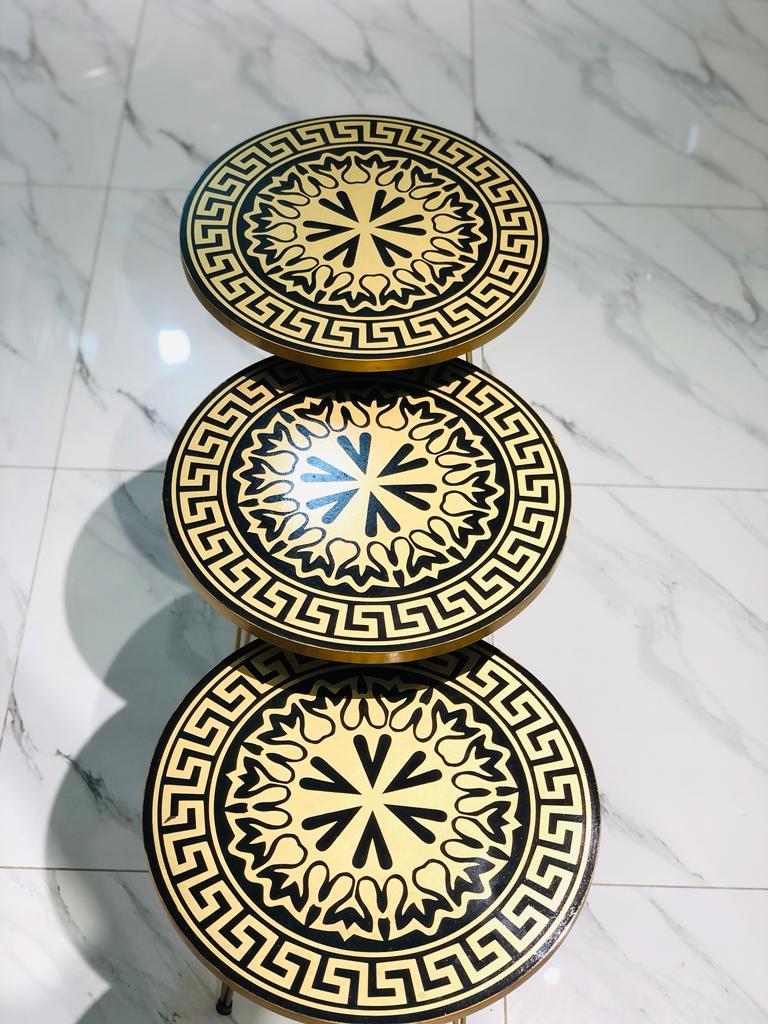 3pcs Coffee Wooden Table set