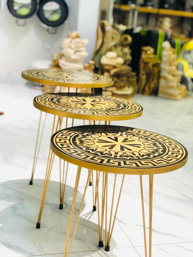 3pcs Coffee Wooden Table set