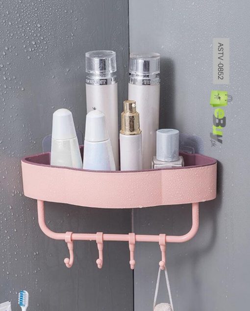 Bathroom Corner Shelf Wall-Mounted Storage Rack