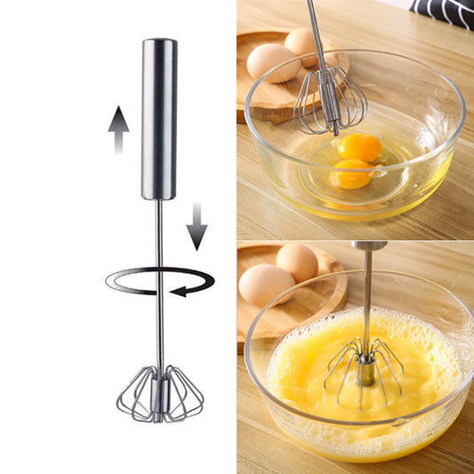 Stainless Steel Handle Egg Beater