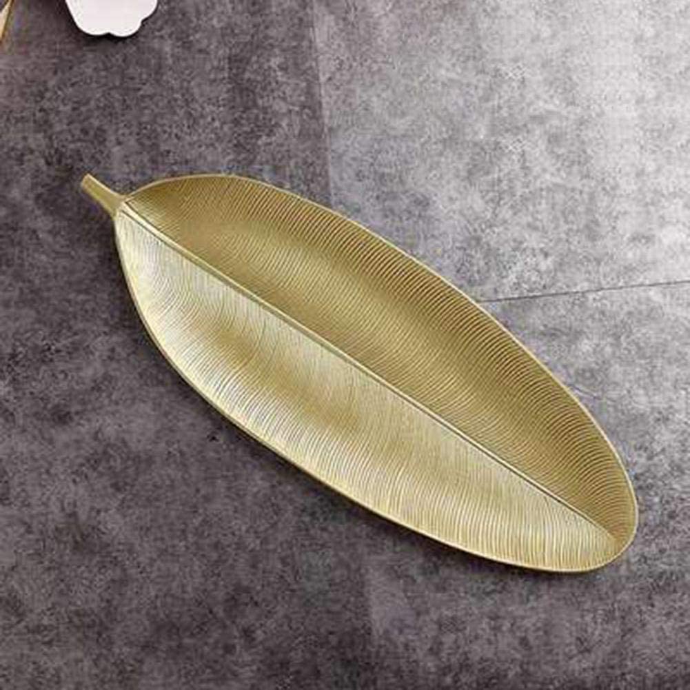 Leaf Shape Golder Tray Large