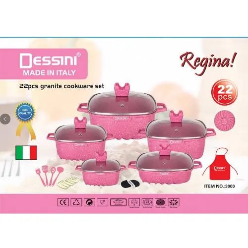 Dessini 22Pcs Cookware Set