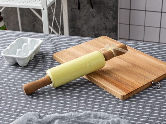 Rolling Pin With Wooden Handle