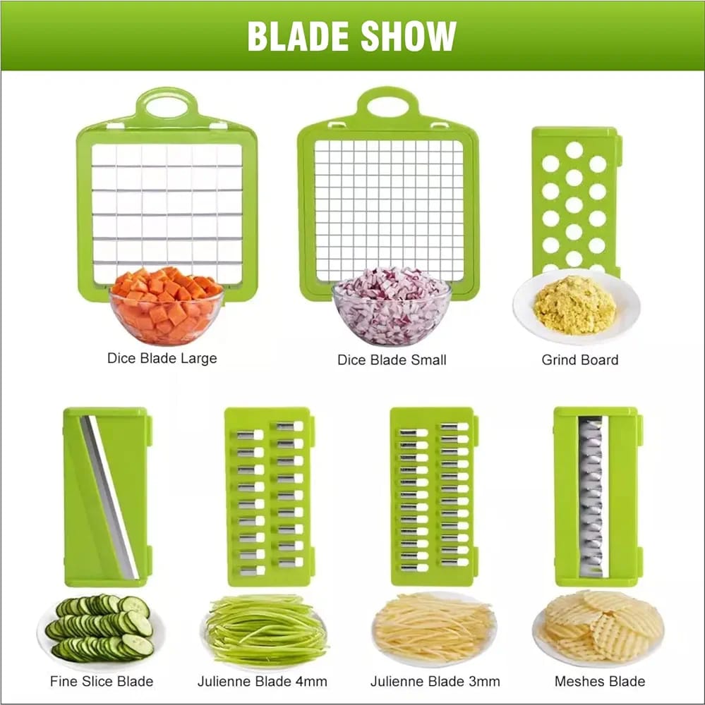 Multifunctional 14 in 1 Vegetable Slicer