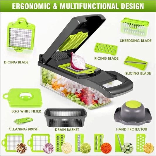 Multifunctional 14 in 1 Vegetable Slicer