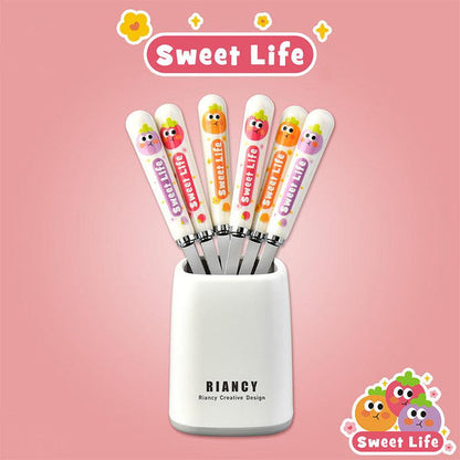 6 Pcs Sweet Life Fruit Fork