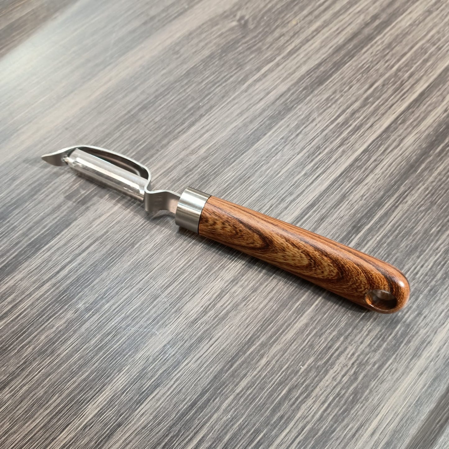 Wooden Handle Fruit Peeler