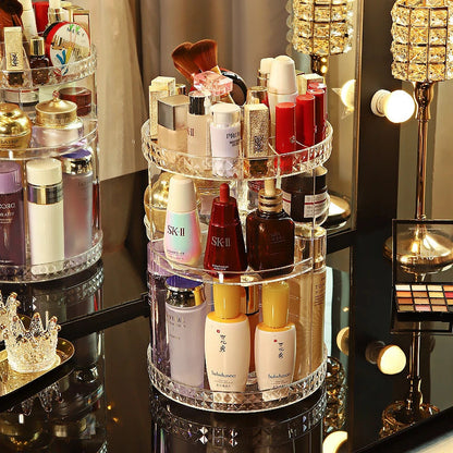 360 Degree Rotating Cosmetics Storage Rack (Small)