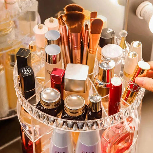 360 Degree Rotating Cosmetics Storage Rack (Large)