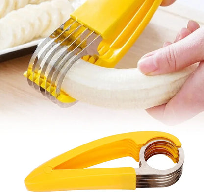 Stainless Steel Slicer Banana Cutter