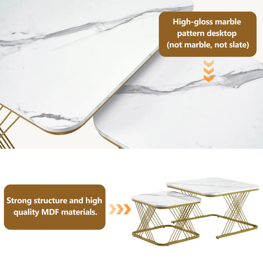 Luxury Center Table set (2pc)