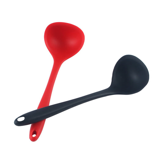 2 Pcs Silicone Soup Spoon Set