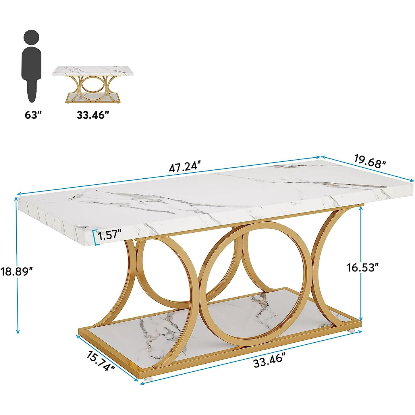 Rectangle Center Table