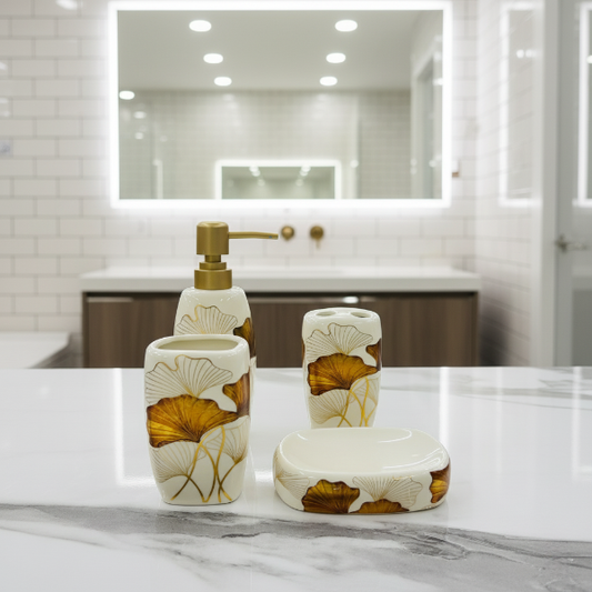 4pcs Ceramic Bath Set