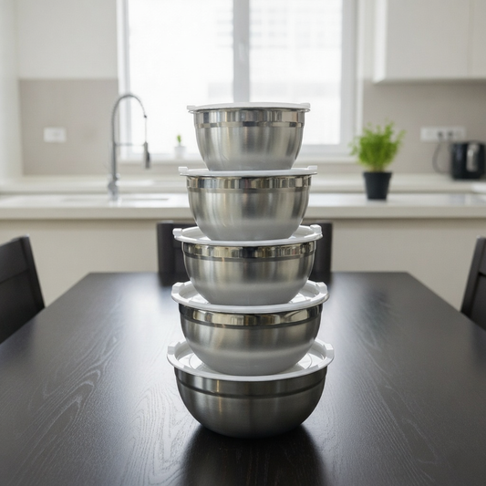 Stainless Steel Bowl Set (5pcs)