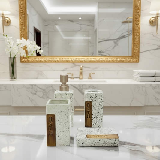4pcs Ceramic Bath Set
