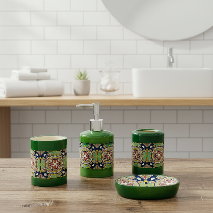 4pcs Ceramic Bath Set