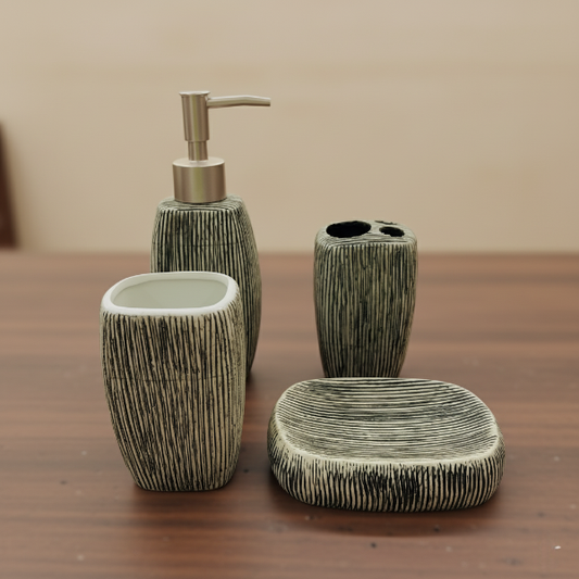 4pcs Ceramic Bath Set