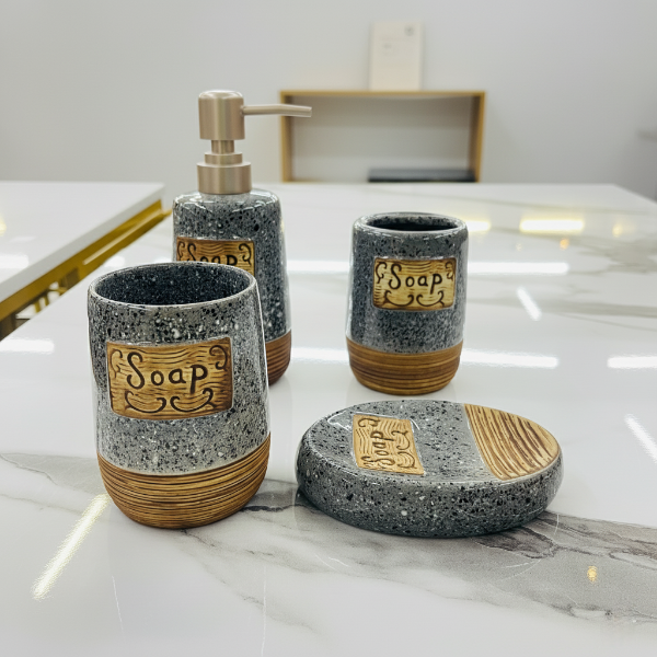 4pcs Ceramic Bath Set
