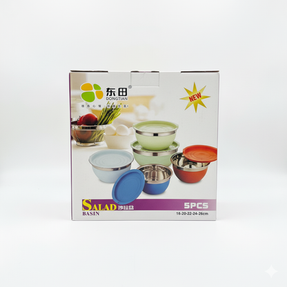 Stainless Steel Bowl Set (5pcs)