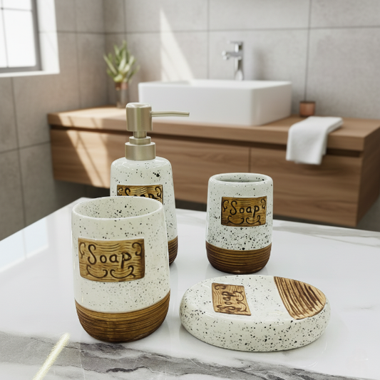 4pcs Ceramic Bath Set