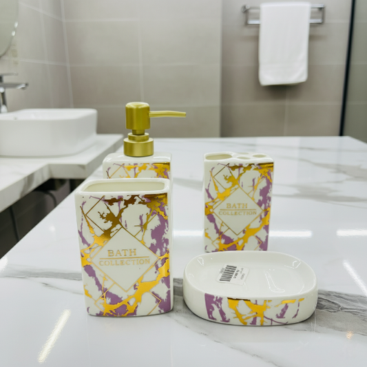 4pcs Ceramic Bath Set